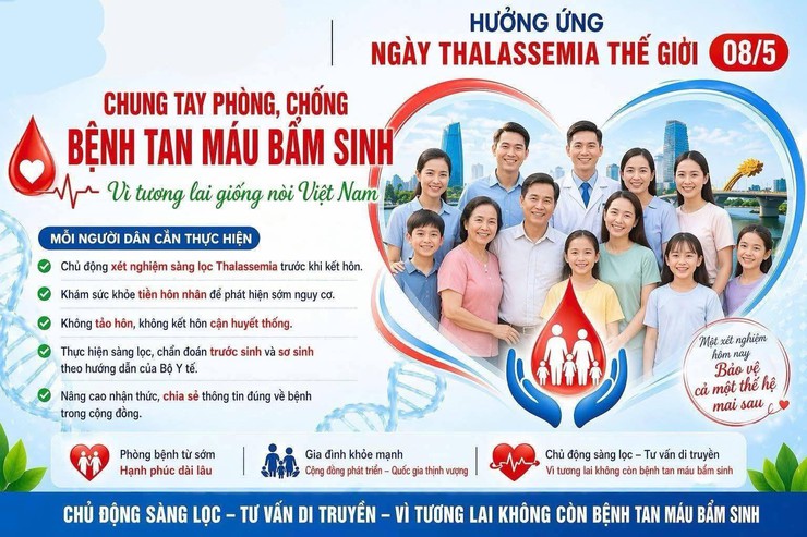 Hưởng ứng ngày Thalassemia Thế giới (8/5/2026)- Ảnh 1.
