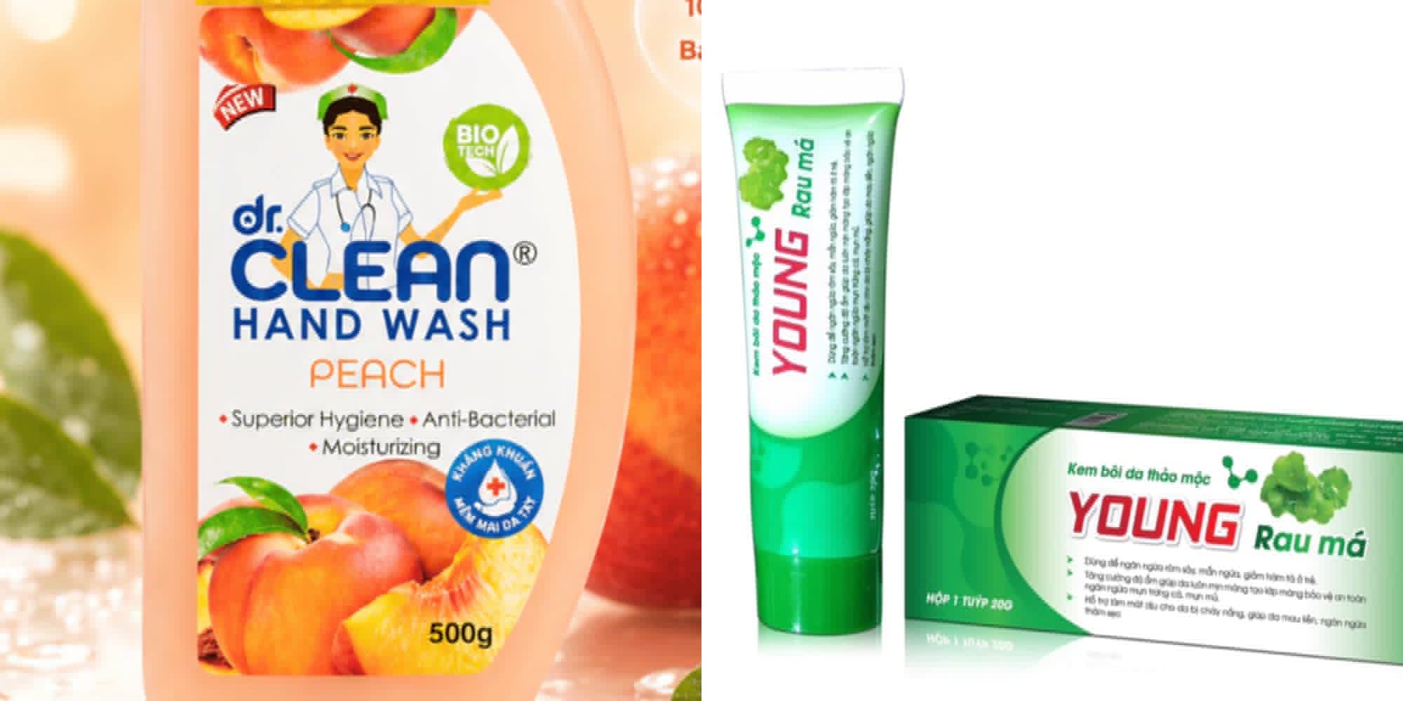 ''A bottle of liquid and tube of toothpaste

Description automatically generated''